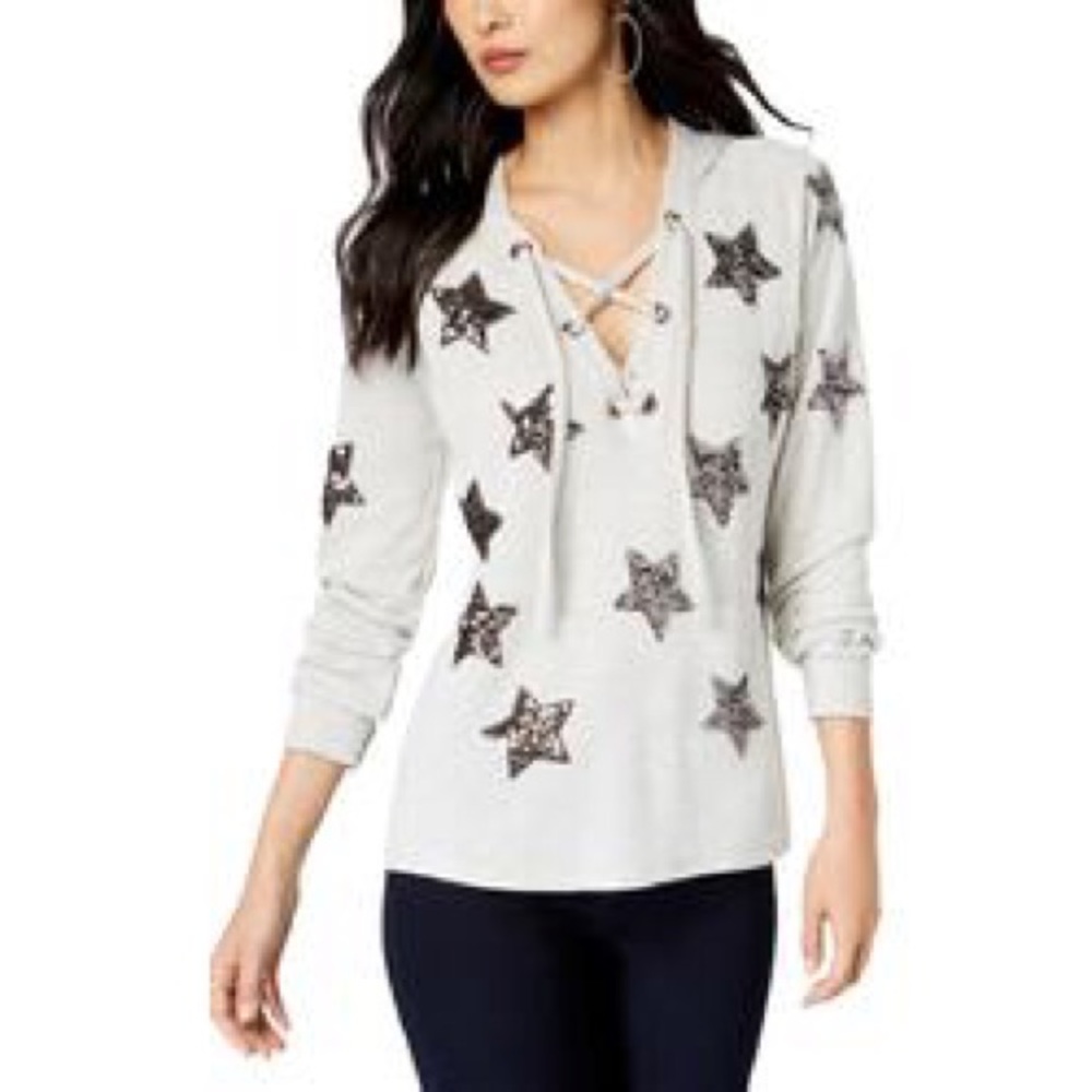 ⭐️⭐️⭐️ Sequined INC long sleeve hoodie⭐️⭐️